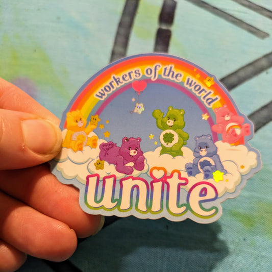 Workers of the World Unite Sticker