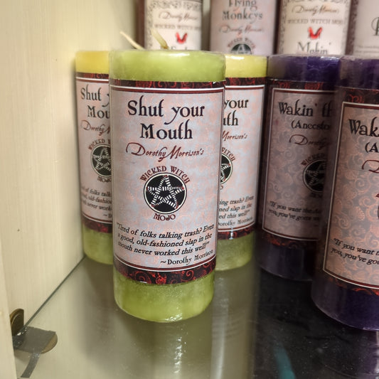 Shut Your Mouth Candle