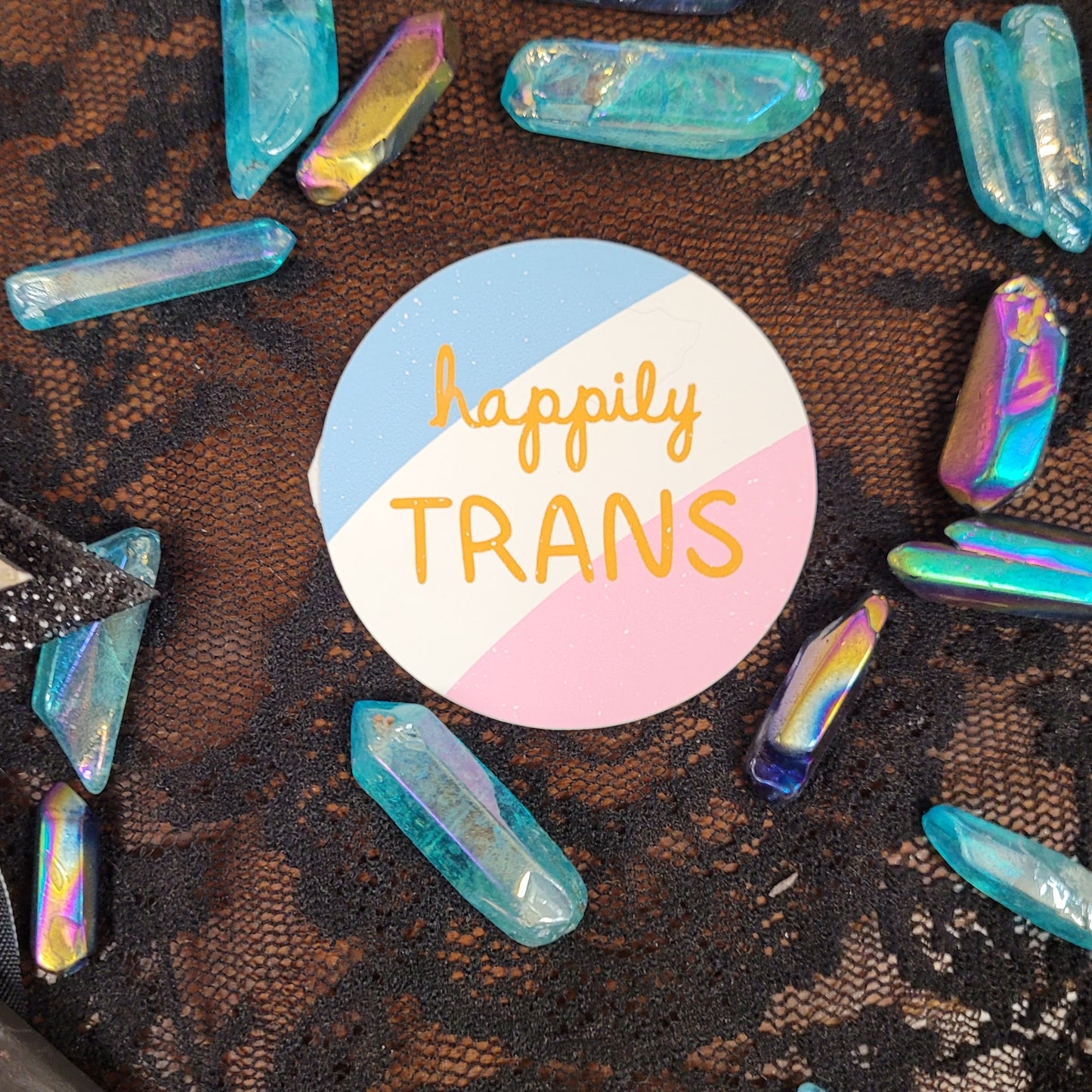 Happily Trans Sticker