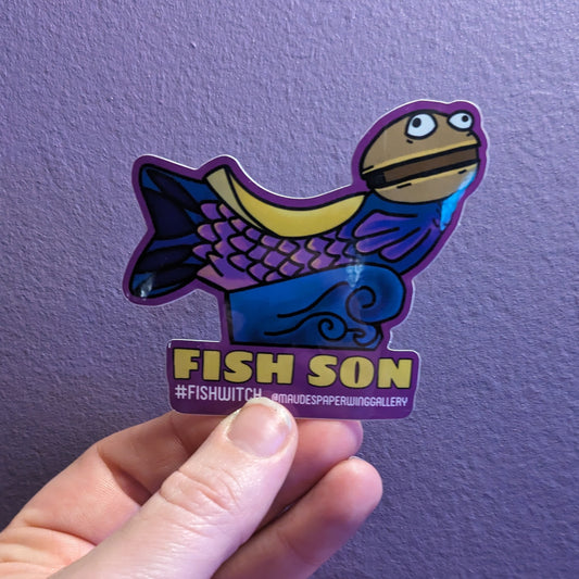 Fish Son Sticker