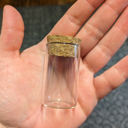 20ml Glass Vial with Cork Lid