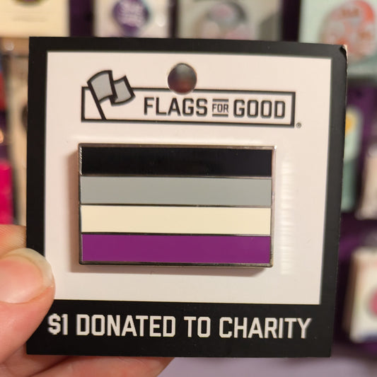 Asexual (Ace) Pride Flag Enamel Pin