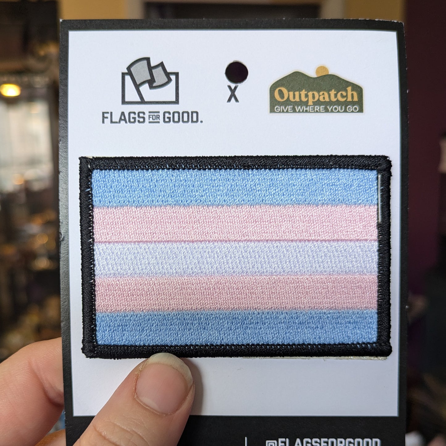 Trans Pride Flag Patch