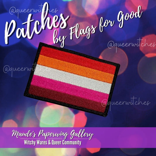 Lesbian Pride Flag Patch
