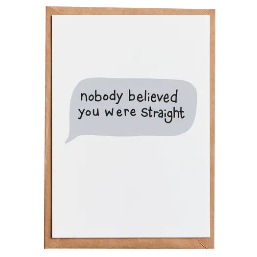 Believable Gay Card