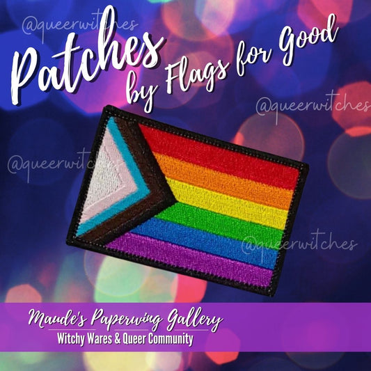 Progress Pride Flag Patch