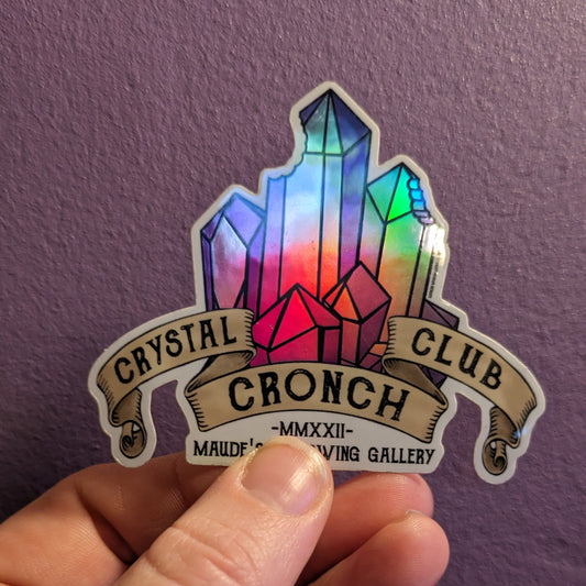 Crystal Cronch Club Sticker