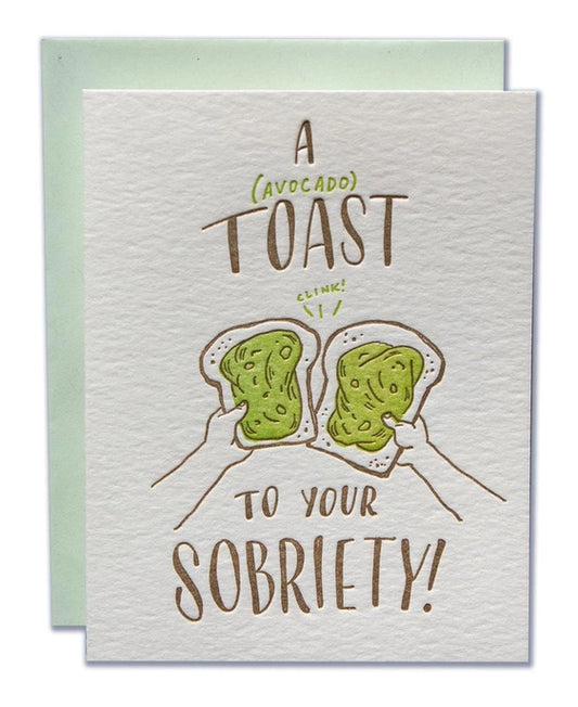 A Toast to Your Sobriety Card